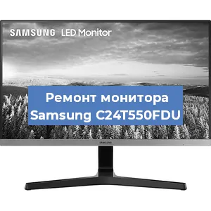 Замена конденсаторов на мониторе Samsung C24T550FDU в Самаре
